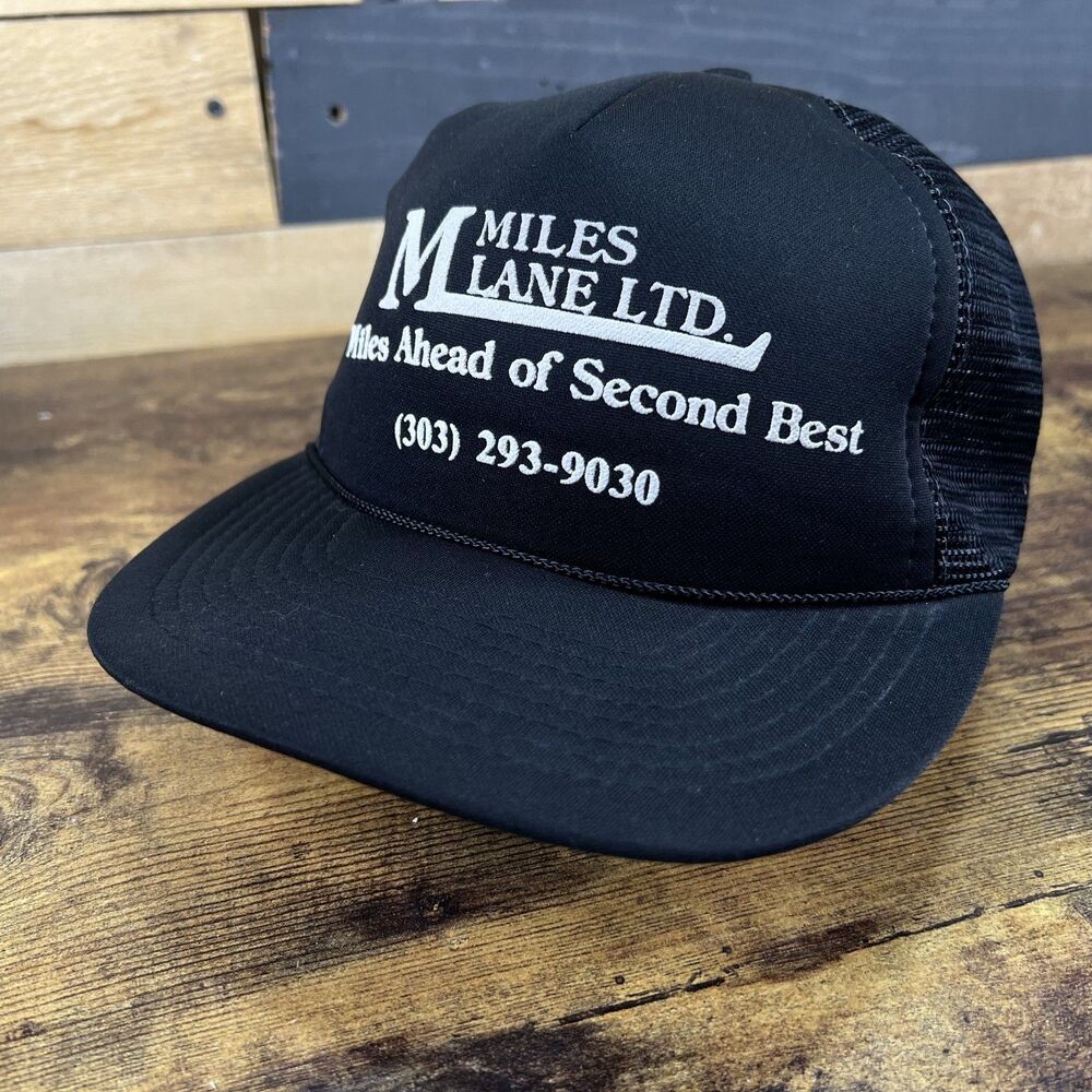 Miles Lane LTD Miles Ahead of Second Best Vintage Rope Trucker Mesh SnapBack Hat